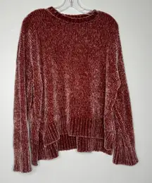 Show Me Your MuMu Jesse Mauve Chenille Sweater Size M