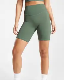Gymshark Elevate Cycling Shorts Women's Size Small Willow Green