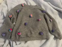 Cat & Jack Pompom Sweater