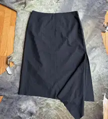 Classiques Entier Wool Asymmetrical Midi Skirt