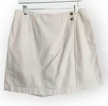 Vintage Jones New York Sport Khaki High Waisted Wrap Skort 8