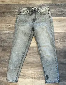Kancan High Rise Acid Wash Jeans