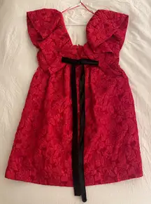 Sugarlips Red Bow Mini Dress