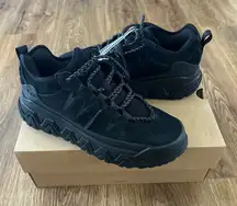 UGG black suede waterproof lace up shoes sneakers women’s 7 new