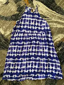 Blue Tie Dye Dress 