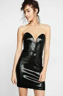 Black Sequin Dress