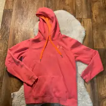 Under‎ Armour Sweatshirt Hoodie Womens Large Pink Peach