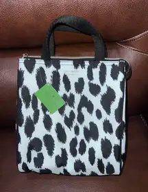 NWT Kate Spade Modern‎ Leopard Print Lunch Bag Tote Unisex Workwear
