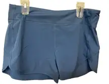 Reel Legends Womens Beach Active Shorts Size L Blue UPF 50 NWT