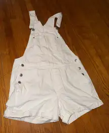 Old Navy Overalls White Denim