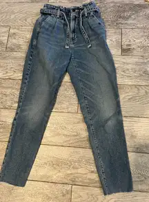 Hollister Ultra High Rise‎ Mom Jean Vintage 24 x 27 0 Regular 0R Baggy Jeans Y2K