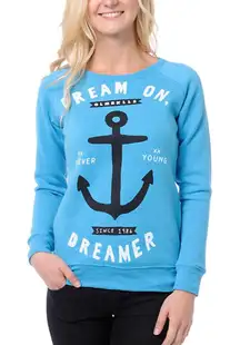 Glamour Kills Blue Crewneck