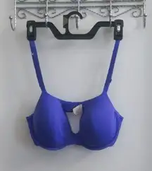 Calvin Klein solid simple basic plain bra intimates lingerie in purple size 34D.