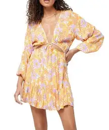 NWT L*SPACE feelin fine mini dress in oopsie daisy- size M