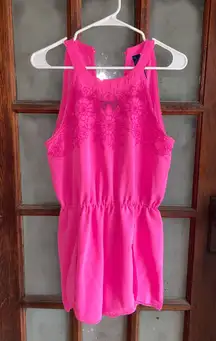 Francesca's Hot Pink Romper