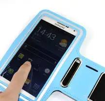 iPhone/Galaxy Sport Gym Exercise Armband- Blue