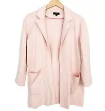 J.Crew  365 Sophie Light Pink Knit Blazer Cardigan Sz M