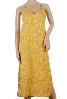 HONEY PUNCH Mustard Slip Dress Size Small