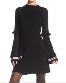 Free People Ribbed Sweater Long Sleeve Mini Dress