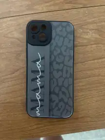 iPhone 15 plus mama black leopard case