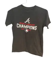 MLB womens m t shirt Atlanta Braves 2021 world series champions