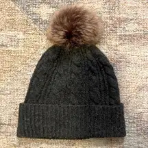 Rachel Zoe Charcoal Grey Beanie