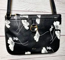 Lauren by‎ Ralph Lauren Anfield II Black Crossbody Bag,shoulder Purse