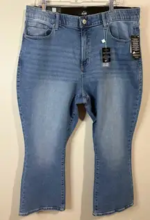 Lularoe Women's Crop Kick Flare Jeans Plus Size 38 NWT