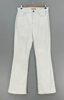 Thomas Rath Jeans Womens EU 38 US 8 White Flare Bootcut Thom Embroidered Pants