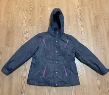 Womens ZeroXposur Nightfall Mid-Weight Jacket Coat Size XL
