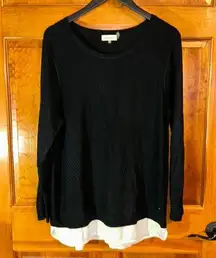 Calvin Klein  Women’s Tunic Shirttail Sweater Size XL-EUC