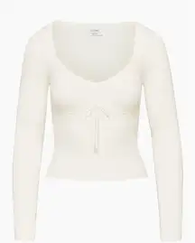 Aritzia Wilfred Soloist Sweater Light Birch