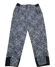 ATHLETA Trekkie North Women's Multicolored Shiny Printed Pull on Jogger Size‎ 12