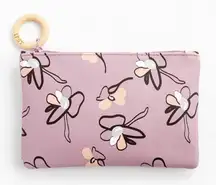 Ipsy Glam Pink Floral Cosmetic Makeup Beauty Bag April 2020