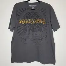 Unisex Rolling Stone Collection Gray Spell Out Rolling Stone Band Tee XL