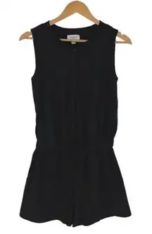 Evereve Black Romper‎ with Pockets and Tie Waist Size Small