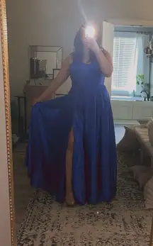 B Darlin Prom Dress Blue