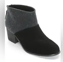 FINAL PRICE NEW Toms Leila Black Wool Felt Womens