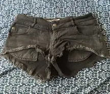 Brandy Melville Gray Denim Shorts