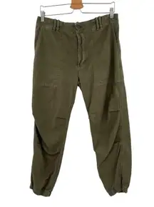 Citizens of Humanity Agni Utility Trousers Tea Leaf Olive Green Size 30