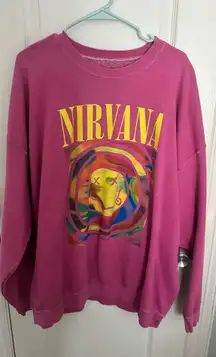 Nirvana Urban Outfitters Crewneck Oversized
