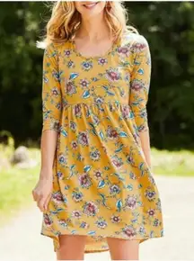 Matilda Jane A Place In The Sun Floral Yellow Dress Size: M