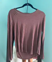 Wine Soft Sexy Long Sleeve Tshirt