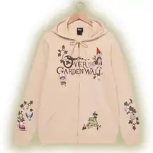Cartoon Network Over The Garden Wall Floral Zippered Hoodie (Unisex MD)