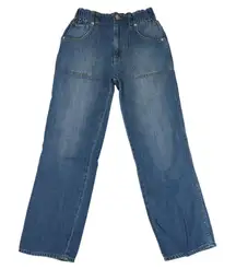 Hudson Jeans Remi Straight Leg High Waisted Elastic Waist Denim Pants Size 26