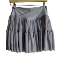 Blogilates Women's Large Lilac Purple Ballerina Skorts Skirt Ruffles Activewear