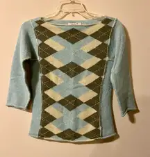 Argyle Vintage Sweatshirt