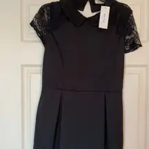 NWT blvd black dress L