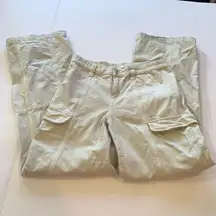 *flawed PacSun Low Rise Puddle Heavyweight Cotton Tan Cargo Pants Women’s Medium