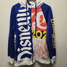 Disneyland Resort Disney FullZip Mickey Mouse Hoodie Sweater sz Lg Spirit Jersey